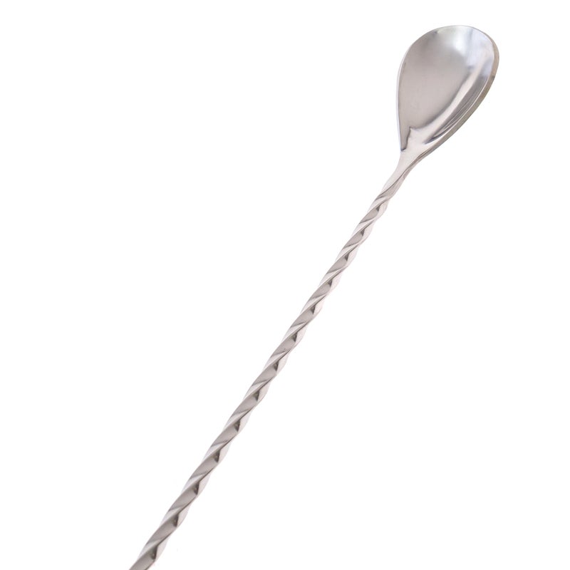 Mixologists 18" Cocktail Mixing Glass Bar Spoon - Long Handle Stainless Steel Drink Pitcher Mixer to Chill and Mix Stirred Drinks - 1 Spoon - Image 5
